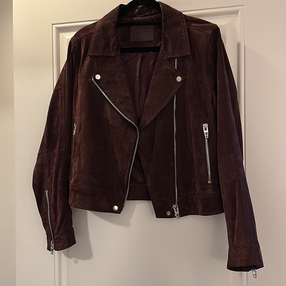 Blank NYC suede moto jacket